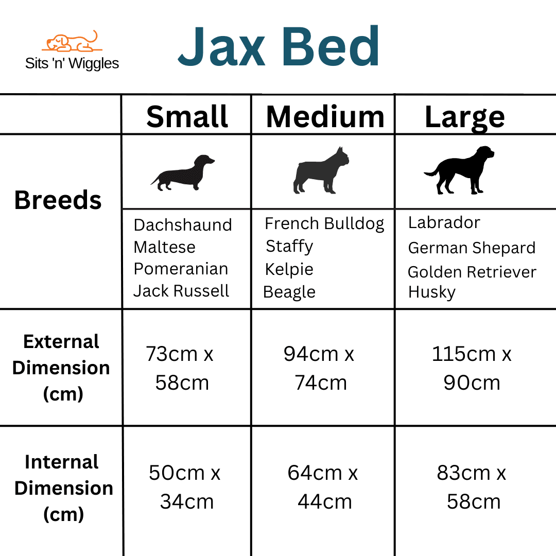 Jax_bed_size_dog - Sits 'n' Wiggles