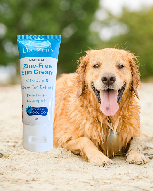 Dr Zoo by MooGoo Natural Zinc‑Free Sun Cream 50g — Zinc-Free Pet Sun Protection
