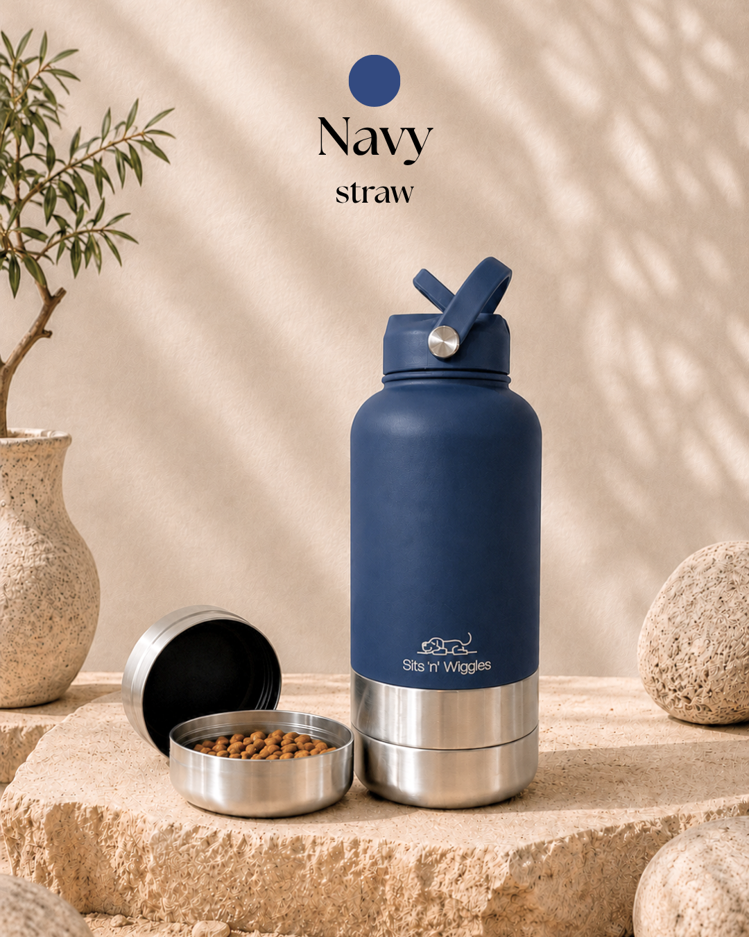 Navy | Core Collection | STRAW Lid