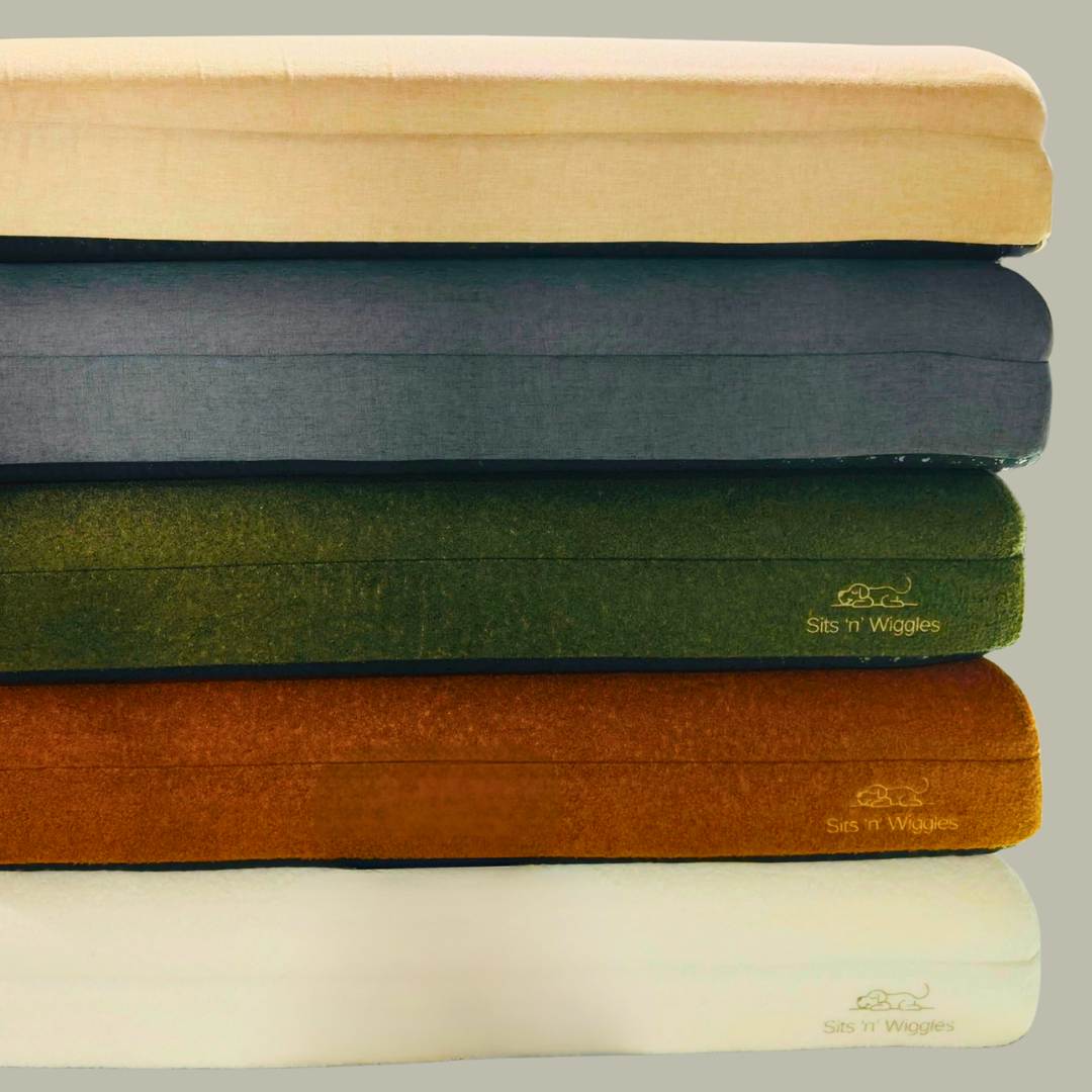 Jax Bed -  Orthopaedic Memory Foam Dog Bed - LINEN BEIGE