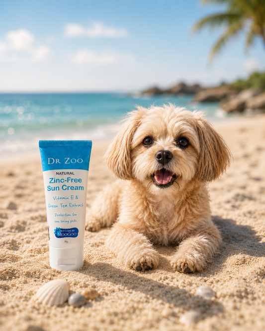 Dr Zoo by MooGoo Natural Zinc‑Free Sun Cream 50g — Zinc-Free Pet Sun Protection