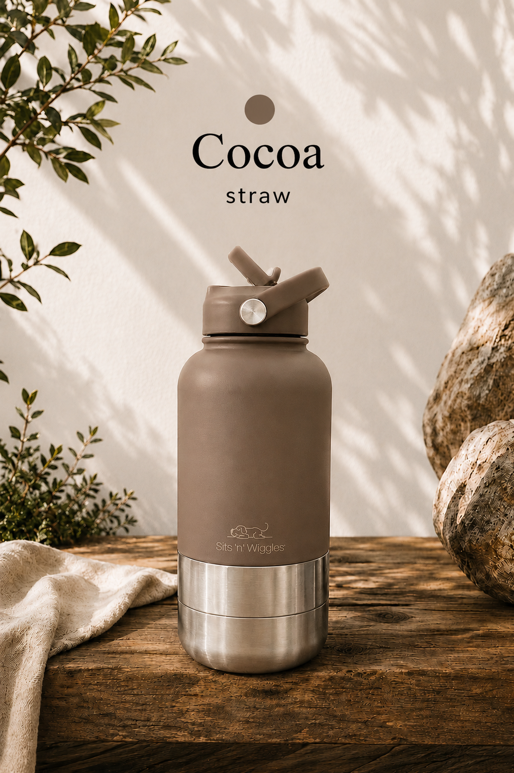Cocoa | Earth Collection | STRAW Lid
