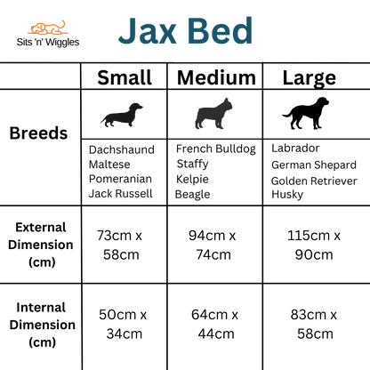 Jax_bed_size_dog - Sits 'n' Wiggles