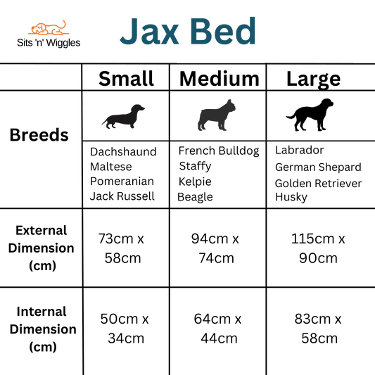 Jax_bed_size_dog - Sits 'n' Wiggles