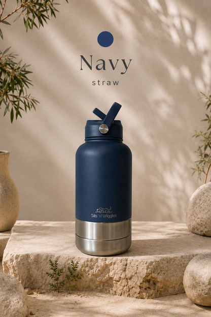 Navy | Core Collection | STRAW Lid