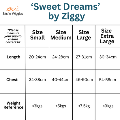 Sweet_dreams_size_guide - Sits 'n' Wiggles